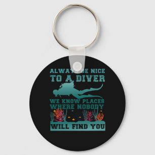 Llavero El Buceo Scuba Siempre Es Agradable Para Un Bucead