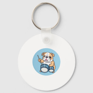 Llavero El Bulldog Bateria Ritmos y Bulldog Grooves