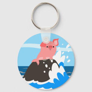 Llavero El burdo Personalizado Merpig en una cadena de cla