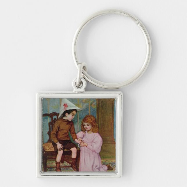 Llavero El caballero herido (Frente)