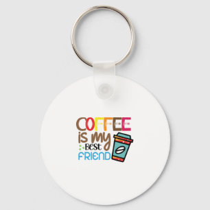 Llavero El café de arte es mi mejor amigo
