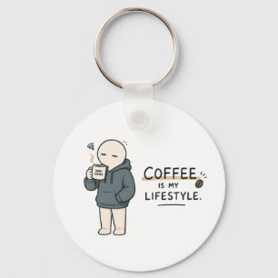 Llavero El café es mi estilo de vida Chiste divertido para