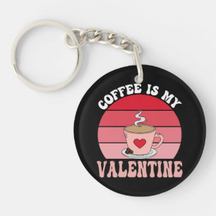 Llavero El Café Es Mi San Valentín