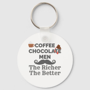 Llavero El Café Más Amante Del Chocolate Hombres Mejor