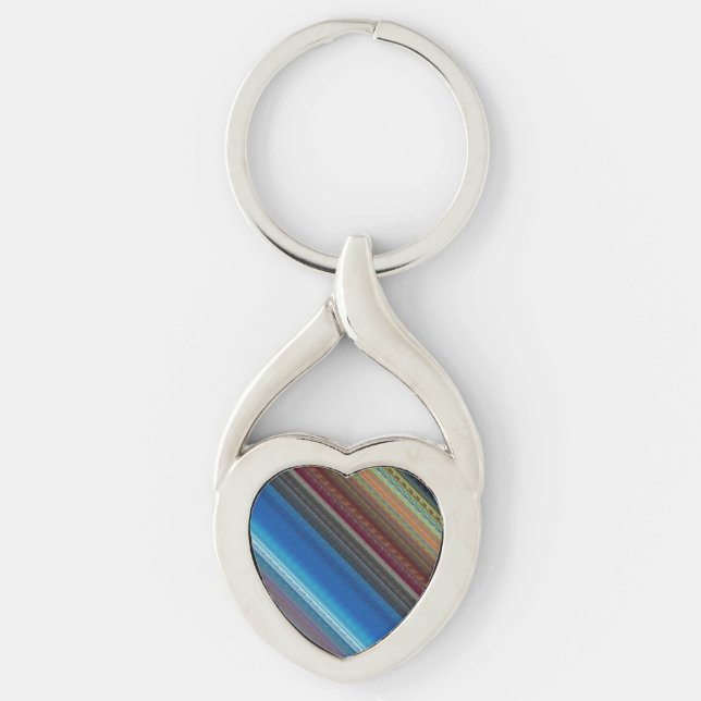 Llavero El Cairo a rayas (Anverso)