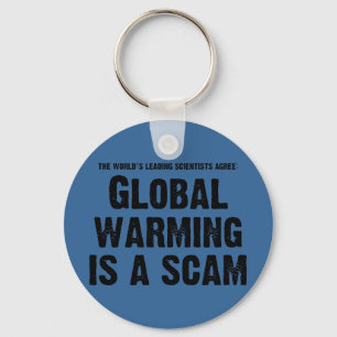 Llavero El calentamiento global es una estafa