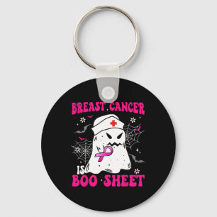 Llavero El Cáncer De Mama Es Una Hoja De Bote Groovy De Co