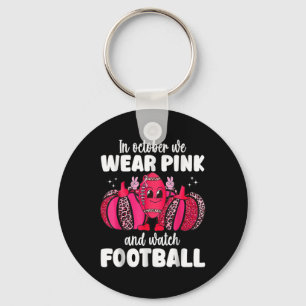 Llavero El Cáncer En Octubre Usamos Rosa Y Vemos Fútbol