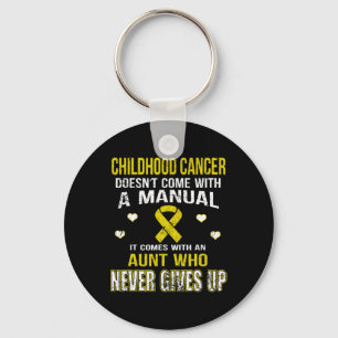 Llavero El cáncer infantil viene con una tía que nunca te