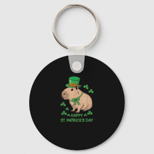 Llavero El capibara Leprechaun de Irlanda feliz San Patric