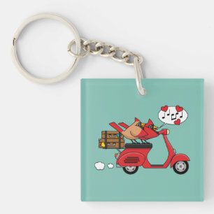 Llavero El cardenal rojo le gusta a Scooter