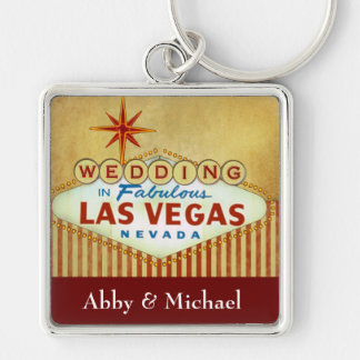 Llavero El casarse en Las Vegas fabuloso - rayas del