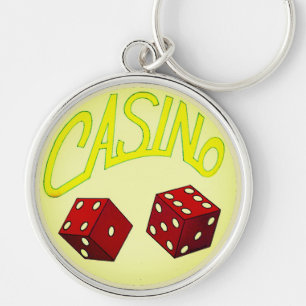 Llavero El Casino arroja los dados
