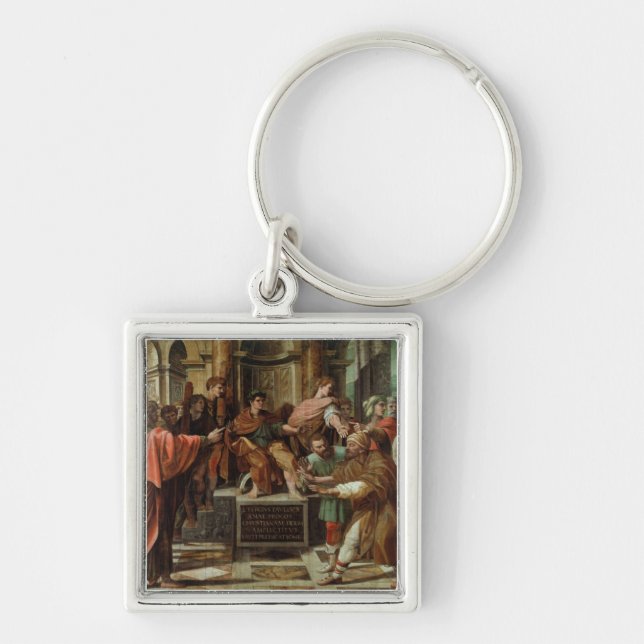 Llavero El cegar de Elymas (dibujo animado para el Sistine (Frente)