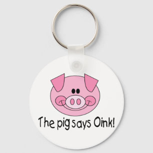 Llavero El cerdo dice que Oink