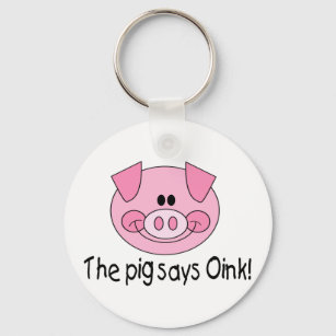 Llavero El cerdo dice que Oink