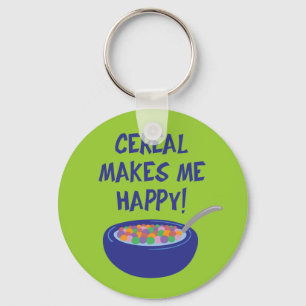 Llavero El cereal me hace feliz