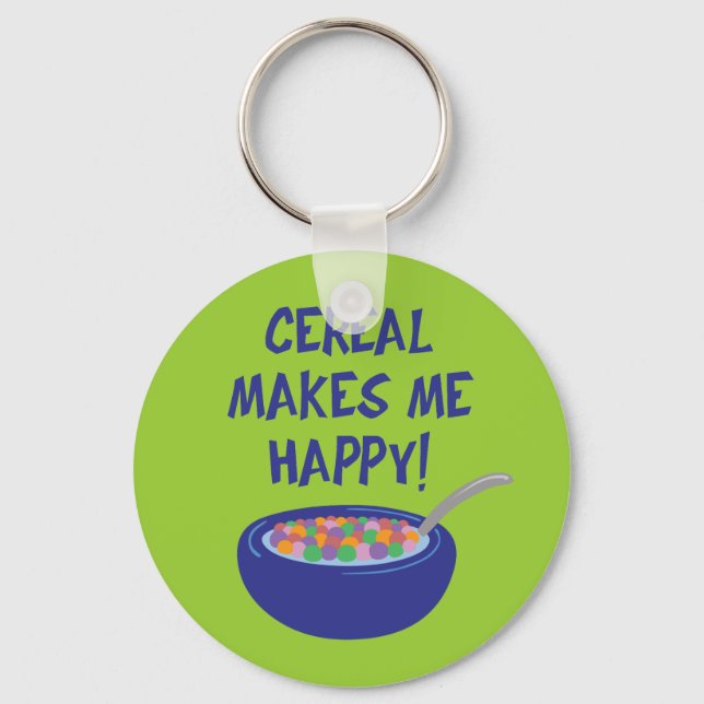 Llavero El cereal me hace feliz (Anverso)