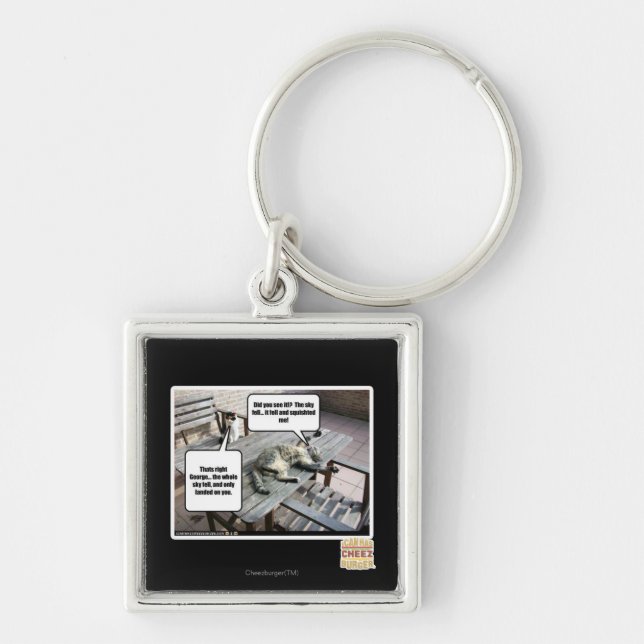 Llavero El cielo está cayendo (Frente)