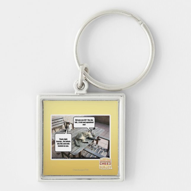 Llavero El cielo está cayendo (Frente)