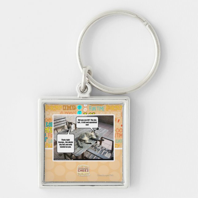 Llavero El cielo está cayendo (Frente)