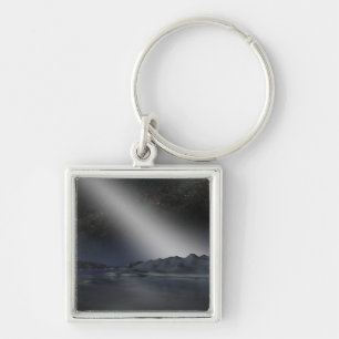 Llavero El cielo nocturno de un planeta extranjero