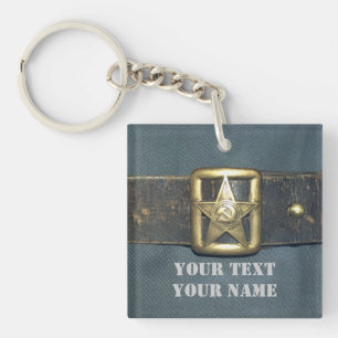 Llavero El CINTURÓN del OFICIAL del ejército rojo del RSF