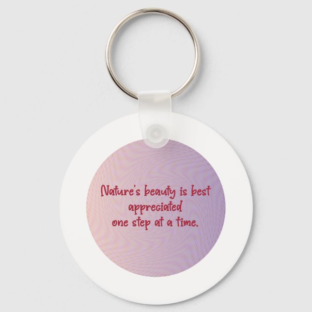 Llavero El círculo de la serenidad de la naturaleza (Anverso)