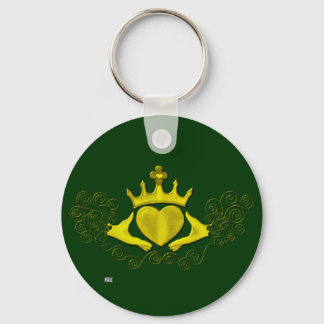 Llavero El Claddagh (Oro)