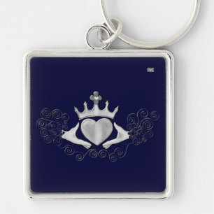 Llavero El Claddagh (Plata)