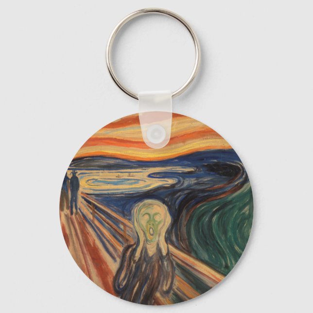 Llavero El Clásico Edvard Munch La Pintura De Grito (Anverso)