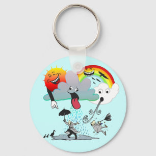 Llavero El clima malicioso