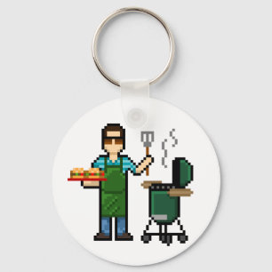 Llavero El cocinar en la parrilla de BGE