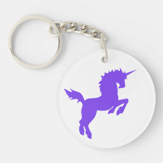 Llavero El coleccionable colorea unicornio en PÚRPURA