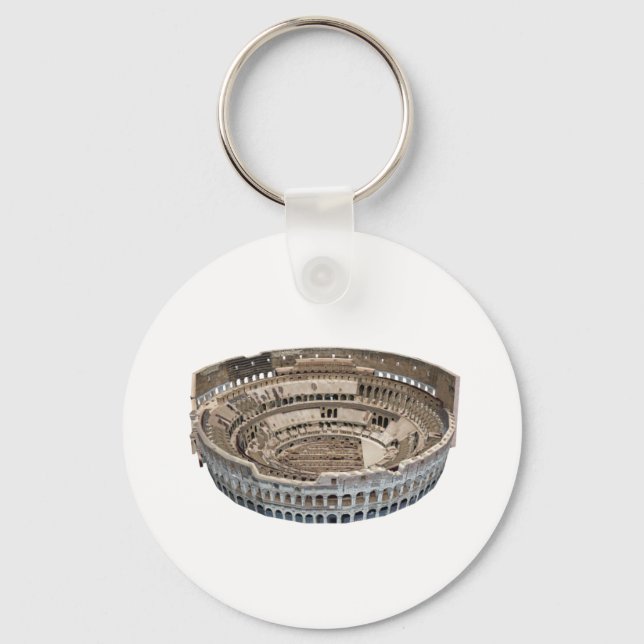 Llavero El Coliseo de Roma: Modelo 3D: (Anverso)