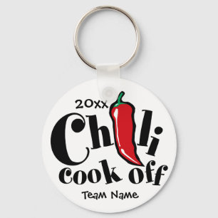 Llavero El concurso Red Pepper Chili Cook Off