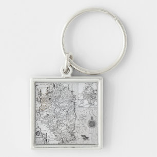 Llavero El condado de Leinster con la ciudad de Dublín