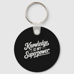 Llavero El conocimiento es mi superpotencia