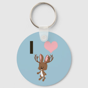 Llavero El corazón de Jackalope