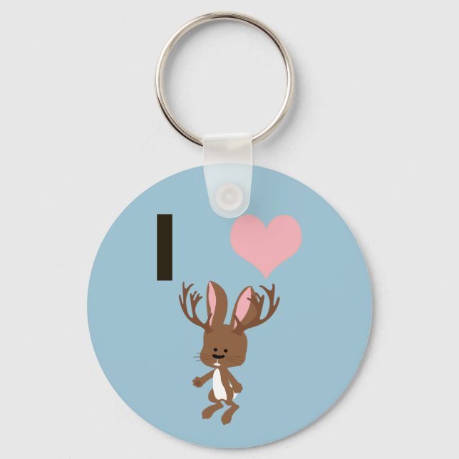 Llavero El corazón de Jackalope (Anverso)