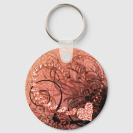 Llavero El Corazón Rojo Se Mueve