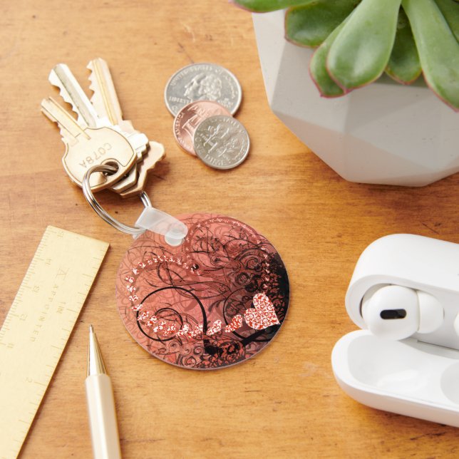 Llavero El Corazón Rojo Se Mueve (Escritorio )