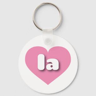 Llavero el corazón rosado - Amo la
