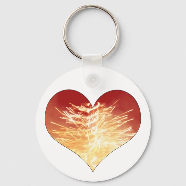 Llavero el corazón se incendia (Anverso)