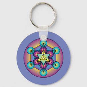 Llavero El cubo Merkaba de Metatron
