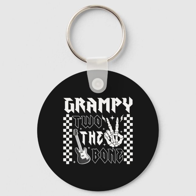 Llavero El cumpleaños de Grampy Of The Bad Two The Bone de (Anverso)