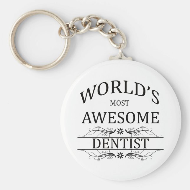Llavero El dentista más asombroso del mundo (Frente)