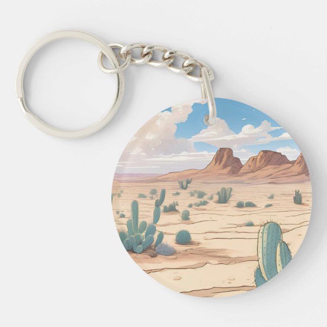 Llavero El desierto (Frente)