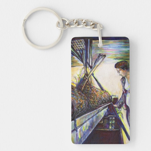 Llavero El destino lanzado de la vida (Frente)