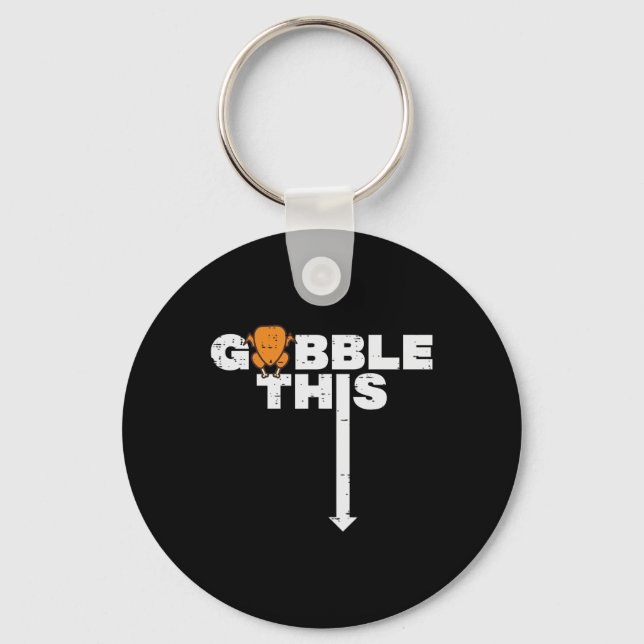 Llavero El día de gracias tambalea este gracioso humor de  (Anverso)